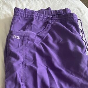 Purple NRG Scrub Pants